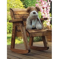 Charles Taylor Little Fellas Chair Rocker - Brown
