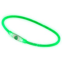 Cut to Size LED Dog Collar Light Up Safety Collar - Green