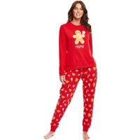 , Mama Gingerbread Loungewear Set - Red / 10-12 , Mama Gingerbread Loungewear Set - Red / 10-12