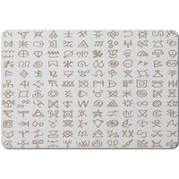 Viking Ritual Symbols Placemat - Brown