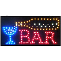 Gr8 Home, Led Bar Sign Pub Club Window Display Light - Black Gr8 Home, Led Bar Sign Pub Club Window Display Light - Black