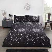 Celestial Duvet Set - Black / Double