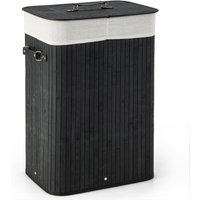 Laundry Hamper Clothes Laundry Basket - Black