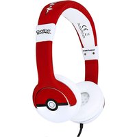 Pokeball Adjustable Wired Headphones - Red
