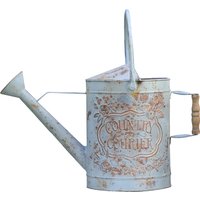 Outdoor Handmade Blue Metal Country Style Watering Can - Blue