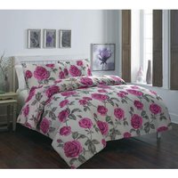 Meadow Duvet Cover Set - Grey / Super King