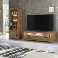Prestigio Living Room Set - Dark Oak Effect