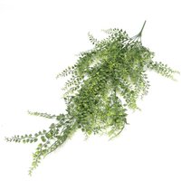 Artificial Hanging Plants Multipacks Fire Resistant UV Resistant - 6 x 82cm Button Fern / 82cm / 10cm