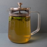 La Cafetire Loose Leaf Glass Teapot, 4-Cup (1L) - Neutral