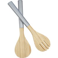 Kyoto Silver Salad Servers - Silver