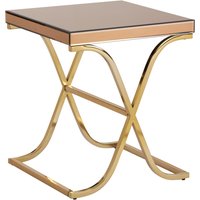 Kensington Townhouse Cross Legs Side Table - Gold