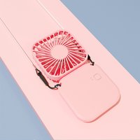 Folding Mini Small Fan - Pink