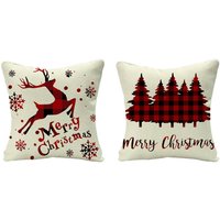 Christmas Pillow Cases - Red / Pillow Cases