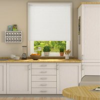 152cm Drop, 25mm Slat PVC Venetian Blind - White / 60cm