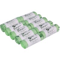 All-Green 10 Litre Compostable Food Waste Bin Liners - Green / 10