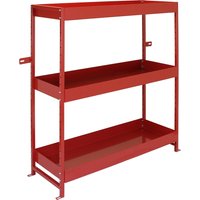 Monster Racking Volcano Metal Van Shelving Unit - Red