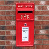 Red Royal Mail Post Box - Red
