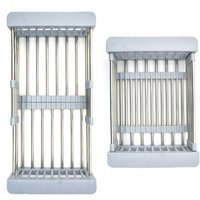 Haven Retractable Kitchen Sink Basket Shelf - Grey