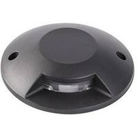 Loth Outdoor LED Recessed Ground Light Black 6W 3000K IP67 - Black