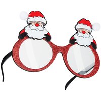 Father Christmas Glasses - Red/White
