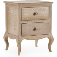 Camille Bedside - Limed Oak