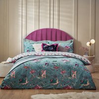 Athena Mythological Duvet Cover Set - Mineral Blue / Superking