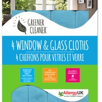 Greener Cleaner Window Glass Cloths Value Pack - Blue