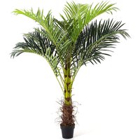 Livingandhome Artificial Palm Tree in Pot - Green
