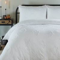 Ghostly Ghouls Ultra Soft Touch Duvet Cover Set - White / Single