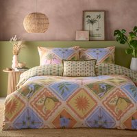 Tropicala Printed Duvet Cover Set - Multi / Double