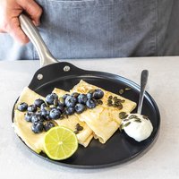 MasterClass Induction Ready 24cm Crepe pan - Black