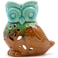 Classic Rustic Oil Burner Owl Sideon (assorted) MultiColor - Multicolor