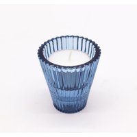 Royal Blue Flip Candle Tealight Holder Elegant Table Decor - Royal Blue
