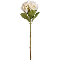 Oversized Hydrangea Artificial Flower - Fabric/Plastic - L25 x W25 x H73 cm - White
