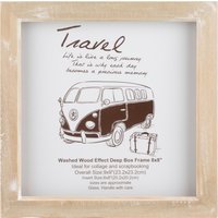 Square Deep Box Frame - Neutral / 8x8in