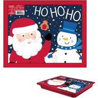 Kids Christmas Lap Tray - Red