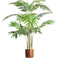 Premium Artificial Areca Palm with pot - Green Copper