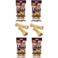 4 Packs Of Tripe Filled Bones - Brown
