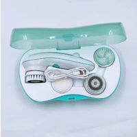 Electric Facial Cleansing Brush Set - Green