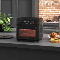 HOMCOM Air Fryer Oven Multifunction Mini Oven with 12 presets - Black