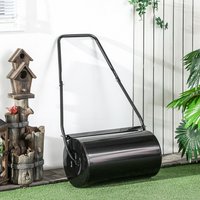 Outsunny Heavy Duty Garden Lawn Roller - Black
