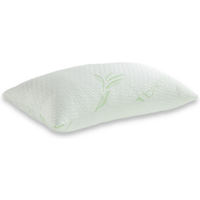 Memory Foam Bamboo Pillow - 1 pack - White