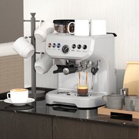 HOMCOM Espresso Machine Good Housekeeping Institute Approved - Silver