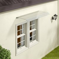 Outdoor Transparent Awning - Transparent / 100cm / 43cm