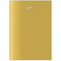 2026 Diary Day A Page Diaries Year Planner - Mustard Yellow / 21cm