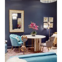 Sana Double Bevelled Edge Wall Mirror - Multicolour