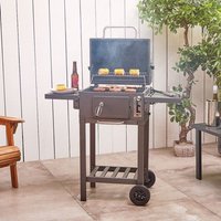 VonHaus Compact Charcoal BBQ - Black