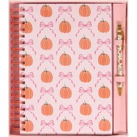 B5 Pink Pumpkin Notebook Set - Pink