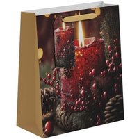 Candles & Berries Gift Bag Medium 6 Pack - Brown