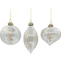 Majestic Metallics, Gold Leaf Etched Glass Bauble - Gold Majestic Metallics, Gold Leaf Etched Glass Bauble - Gold